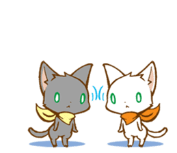 Twin kittens Zucku&Pocke [No,2] sticker #2327895