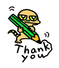 The gecko who protects your house sticker #2327907