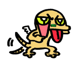 The gecko who protects your house sticker #2327912