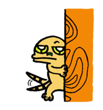 The gecko who protects your house sticker #2327917