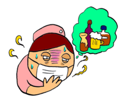 The stamp for a nurse 2 sticker #2327938