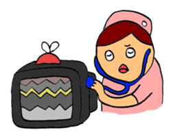 The stamp for a nurse 2 sticker #2327941