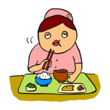 The stamp for a nurse 2 sticker #2327955