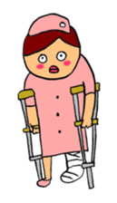 The stamp for a nurse 2 sticker #2327962