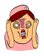 The stamp for a nurse 2 sticker #2327966