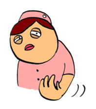 The stamp for a nurse 2 sticker #2327967