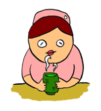 The stamp for a nurse 2 sticker #2327971