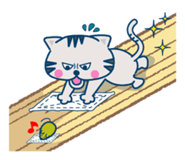 Cat and mouse of fun every day sticker #2328085