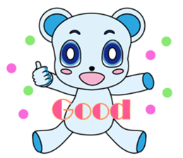 Bear carry happiness sticker #2328737