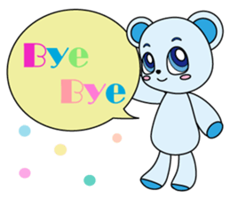 Bear carry happiness sticker #2328739