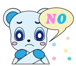 Bear carry happiness sticker #2328742