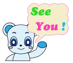 Bear carry happiness sticker #2328744