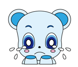 Bear carry happiness sticker #2328762