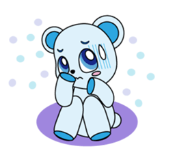 Bear carry happiness sticker #2328775