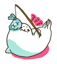 life of azarashi sticker #2329115