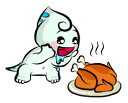 Fino Chubby Dinosaur sticker #2329361