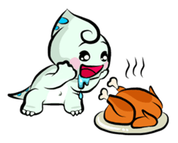 Fino Chubby Dinosaur sticker #2329361