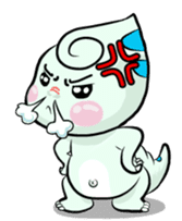 Fino Chubby Dinosaur sticker #2329362