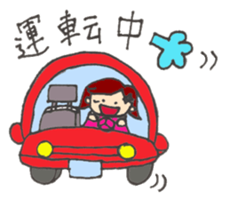 girl of japan everyday sticker #2329990
