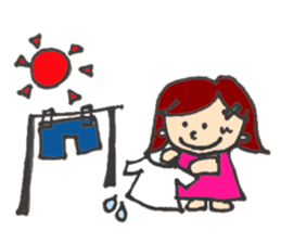 girl of japan everyday sticker #2329991