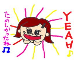 girl of japan everyday sticker #2330005