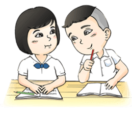 Arun and Ratri stickers. sticker #2330339