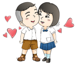 Arun and Ratri stickers. sticker #2330375