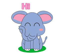 Fah-Sai : Smile elephant sticker #2330416