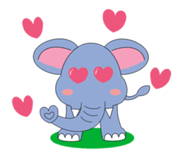 Fah-Sai : Smile elephant sticker #2330417