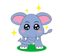 Fah-Sai : Smile elephant sticker #2330418