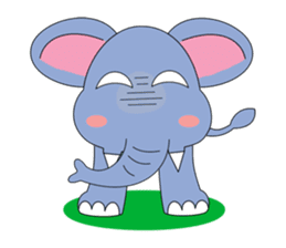 Fah-Sai : Smile elephant sticker #2330422