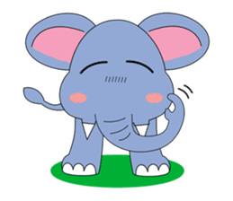 Fah-Sai : Smile elephant sticker #2330425