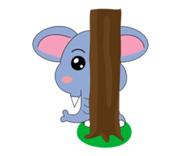 Fah-Sai : Smile elephant sticker #2330427