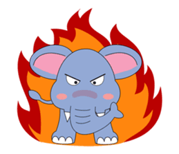 Fah-Sai : Smile elephant sticker #2330431