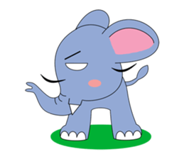 Fah-Sai : Smile elephant sticker #2330435