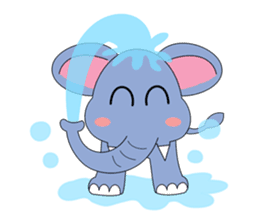 Fah-Sai : Smile elephant sticker #2330439
