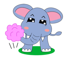 Fah-Sai : Smile elephant sticker #2330440