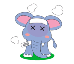 Fah-Sai : Smile elephant sticker #2330443