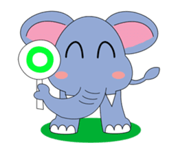 Fah-Sai : Smile elephant sticker #2330445