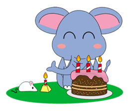 Fah-Sai : Smile elephant sticker #2330450