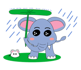 Fah-Sai : Smile elephant sticker #2330451
