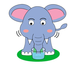 Fah-Sai : Smile elephant sticker #2330452