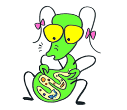 Mantis life sticker #2331099