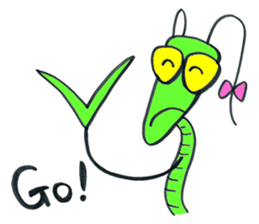 Mantis life sticker #2331100