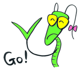 Mantis life sticker #2331100
