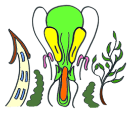 Mantis life sticker #2331112