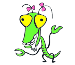Mantis life sticker #2331113