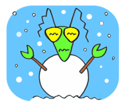 Mantis life sticker #2331125