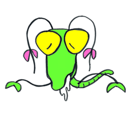 Mantis life sticker #2331131