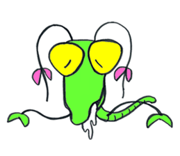 Mantis life sticker #2331131